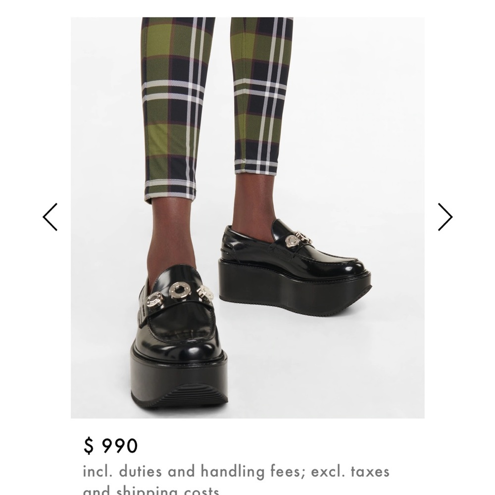 Burberry platform loafers